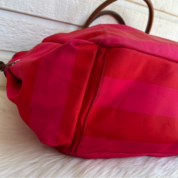 KATE SPADE Nylon Stripe Summer XL Tote Shoulder Bag Diaper Bag - Picture 6 of 14